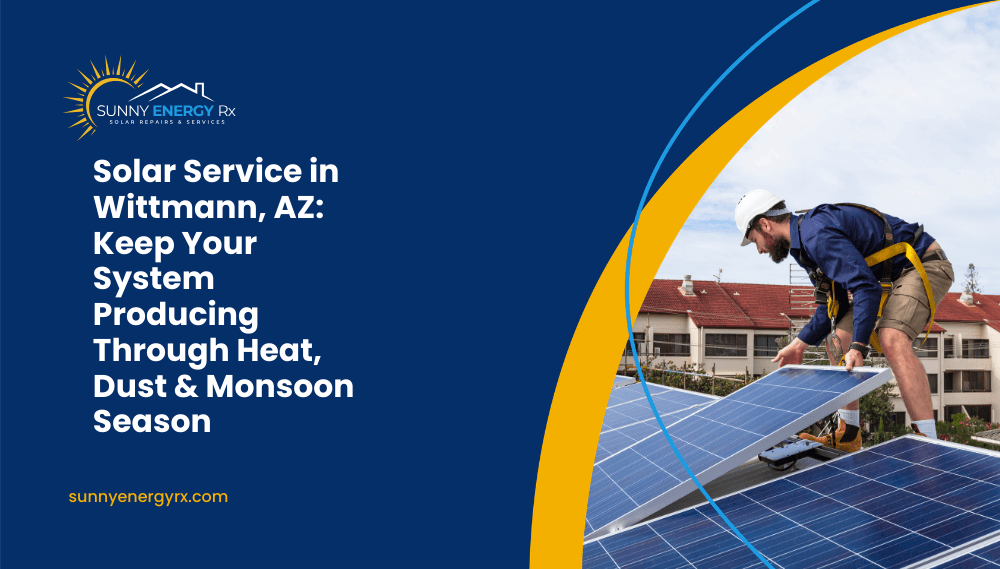 Solar Service in Wittmann, AZ: Keep Your System Producing In Desert Environment