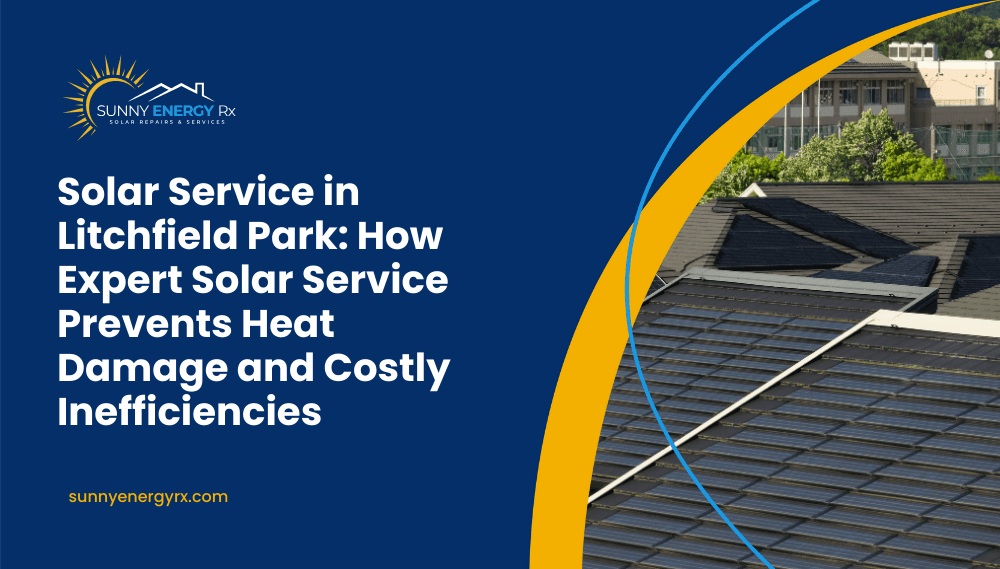 Solar Service in Litchfield Park: Why Repair, Cleaning, and Maintenance Matter in Heat