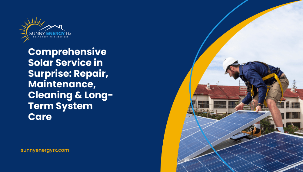 Comprehensive Solar Service in Surprise for Higher Production