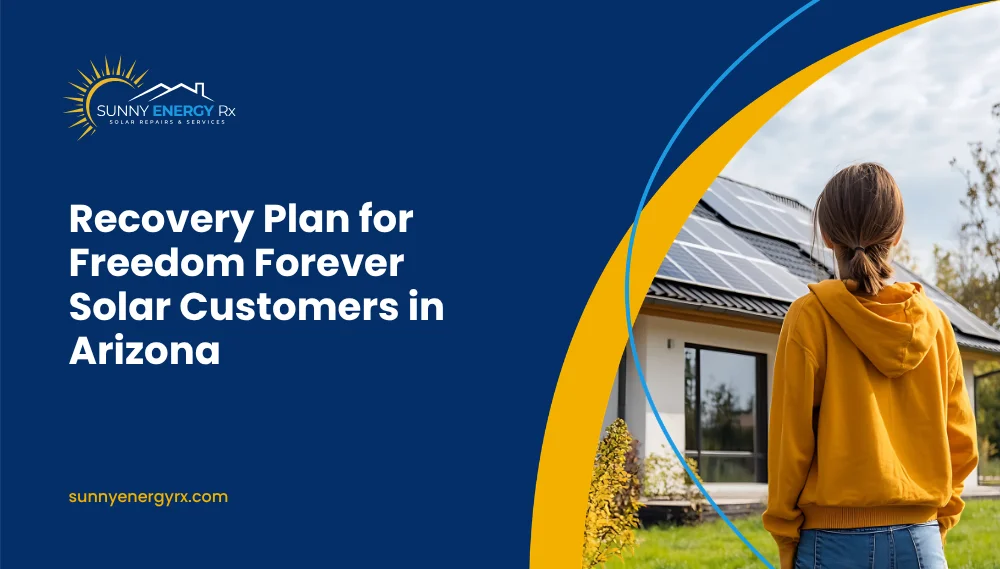 Recovery Plan for Freedom Forever Solar Customers in Arizona