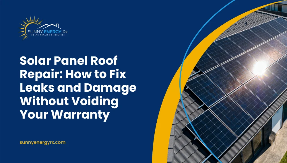 Solar Panel Roof Repair: How to Fix Leaks and Damage Without Voiding Your Warranty