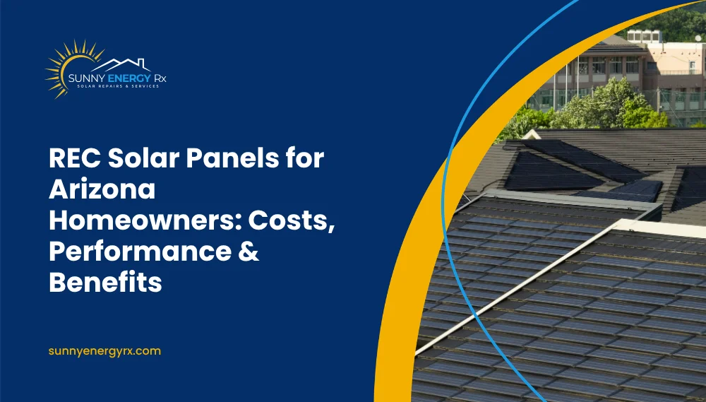 REC Solar Panels for Arizona Homeowners: Costs, Performance & Benefits